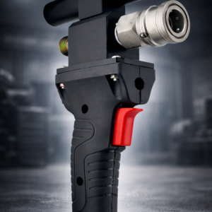 AeroX Industries Revive R1 dry ice blasting gun with LED light and trigger lock