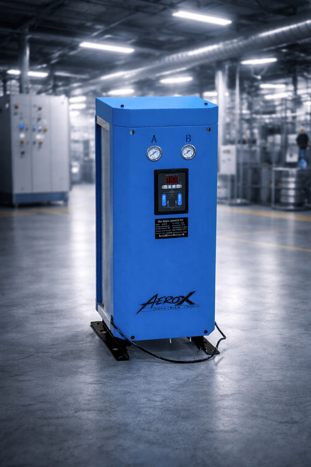 AeroX AirID-60 Heatless Desiccant Air Dryer – 60 CFM, −68°F Dew Point