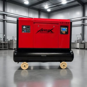 AeroX LP80 20HP Rotary Screw Air Compressor – 4-in-1 System, 90CFM - 132-Gallon Tank, Single-Phase