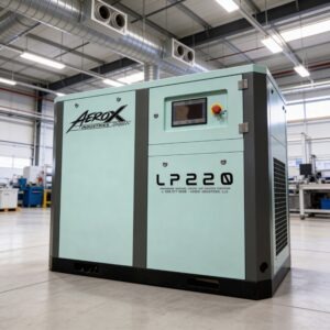AeroX Industries LP-220 50hp 232CFM Rotary Screw Air Compressor 208-240v 3ph
