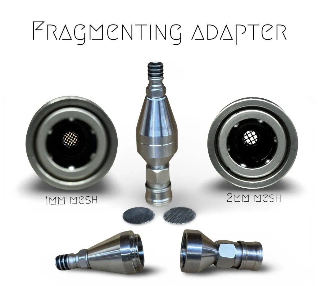 Fragmenting Adapter Kit (Gun-to-Nozzle Attachment) – Aluminum