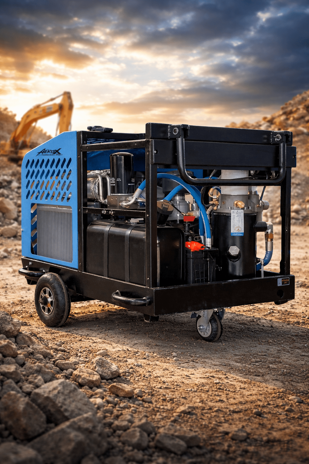 AeroX RS60g 60 CFM Gasoline Rotary Screw Air Compressor – 22HP Honda GX690 – 145 PSI Continuous Duty - Image 10