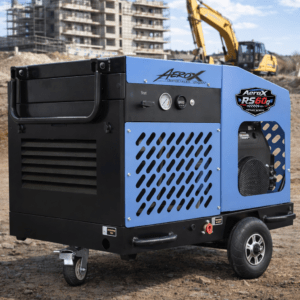 AeroX RS60g 60 CFM Gasoline Rotary Screw Air Compressor – 22HP Honda GX690 – 145 PSI Continuous Duty