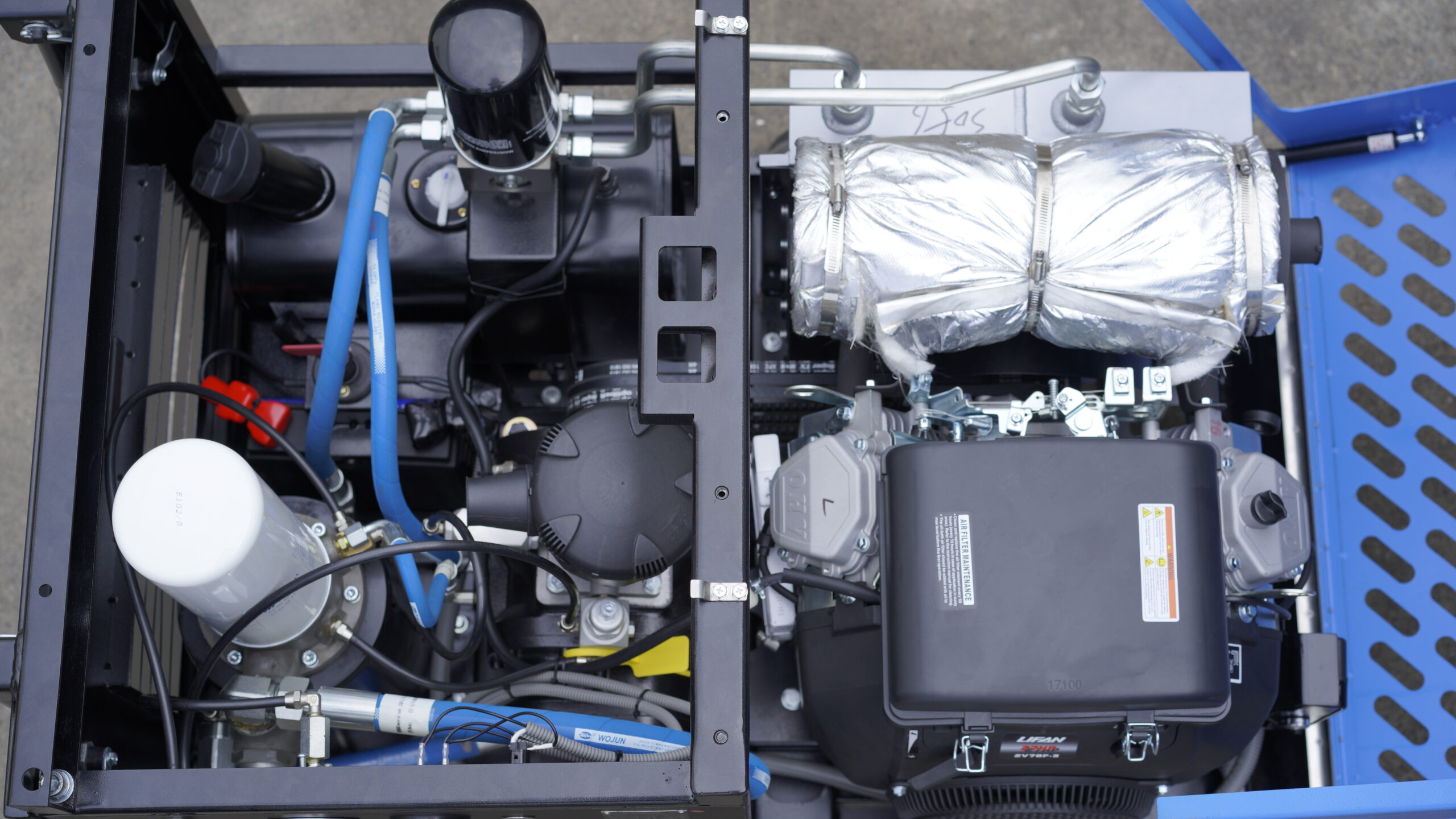 AeroX RS60g 60 CFM Gasoline Rotary Screw Air Compressor – 22HP Honda GX690 – 145 PSI Continuous Duty - Image 6