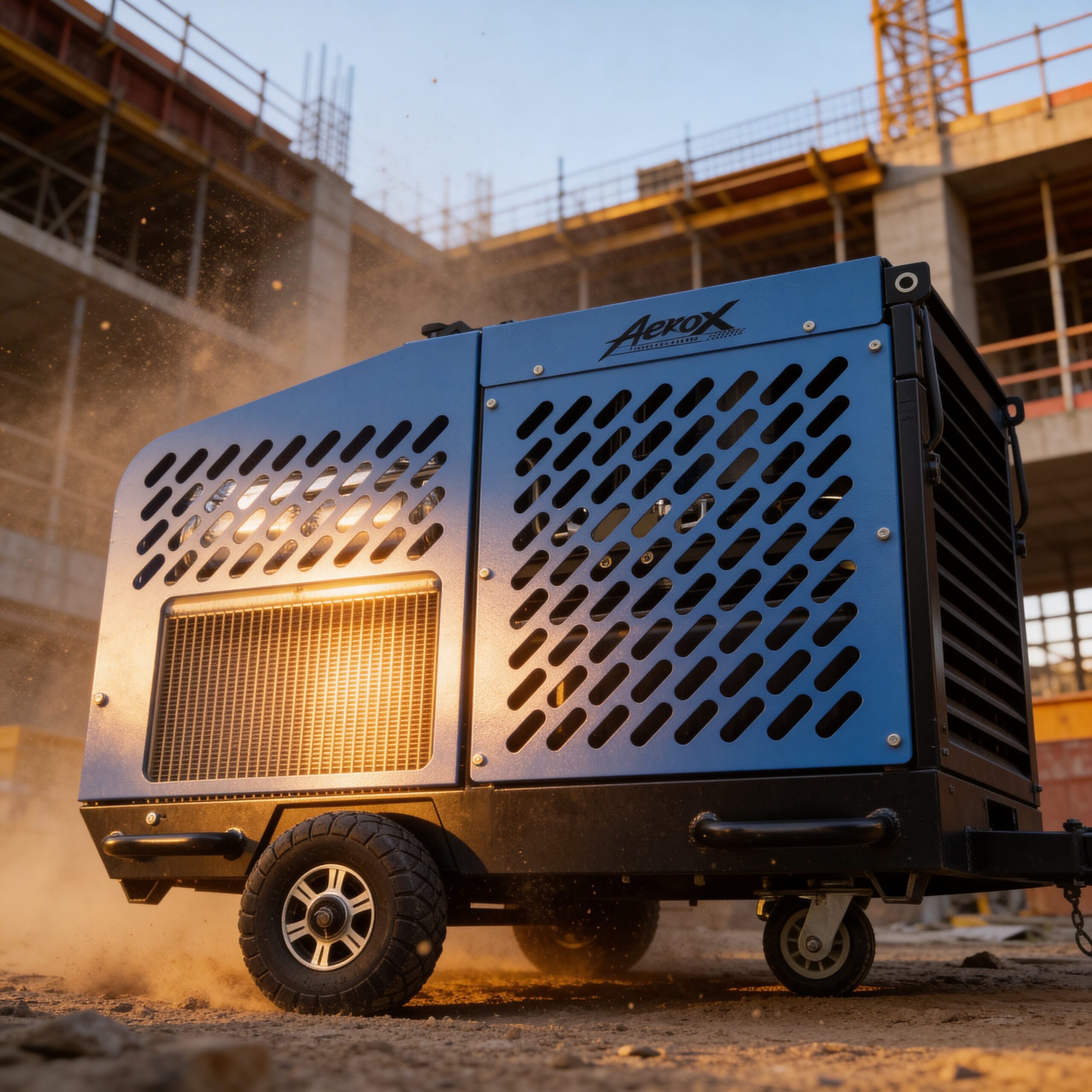 AeroX RS60g 60 CFM Gasoline Rotary Screw Air Compressor – 22HP Honda GX690 – 145 PSI Continuous Duty - Image 3