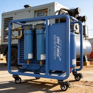 AeroX DryForce 400 Industrial Aftercooler – 420 CFM, 12V Multi-Stage Particle - Moisture Removal System